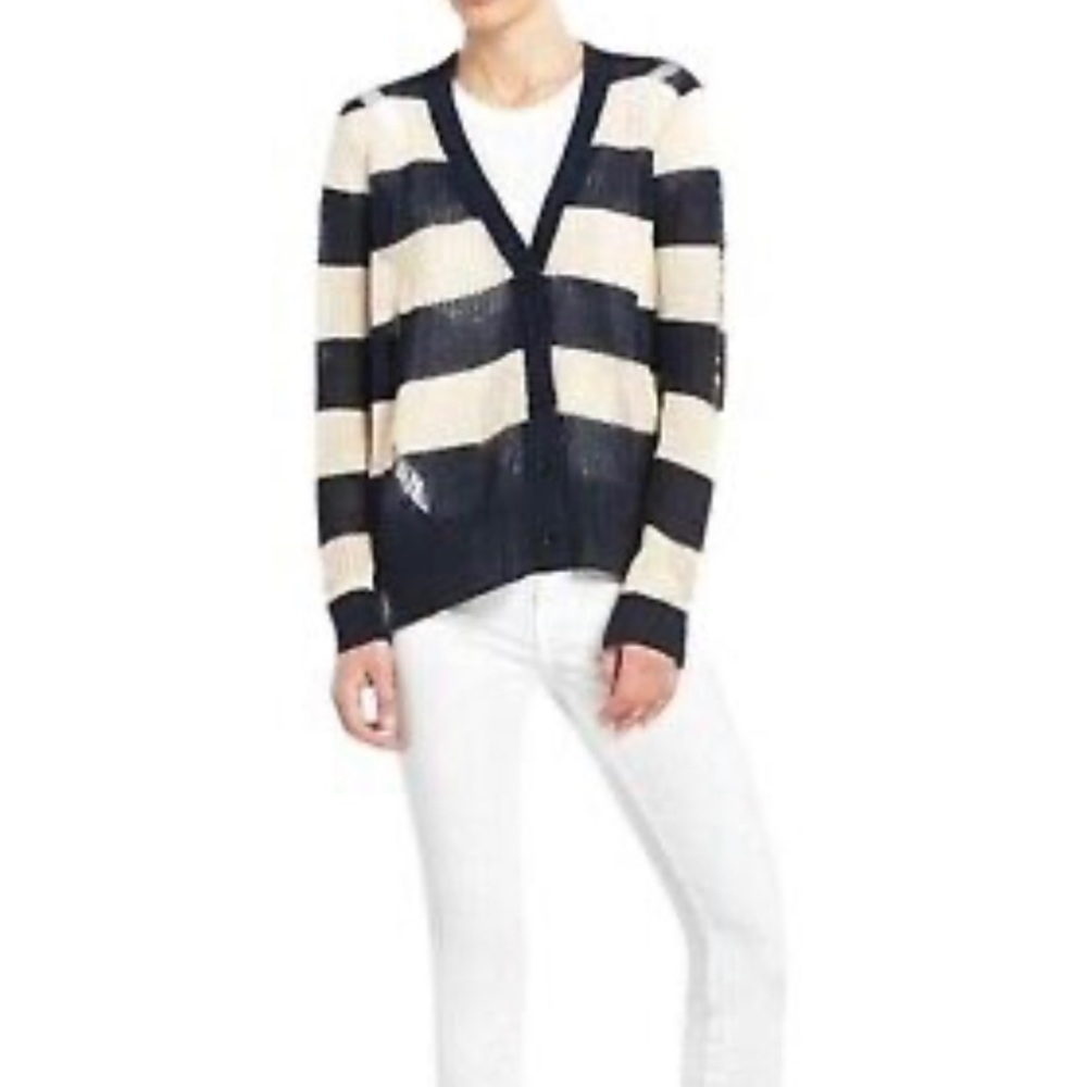 BCBGMaxAzria “REYES” Distressed Cardigan - Size XXS